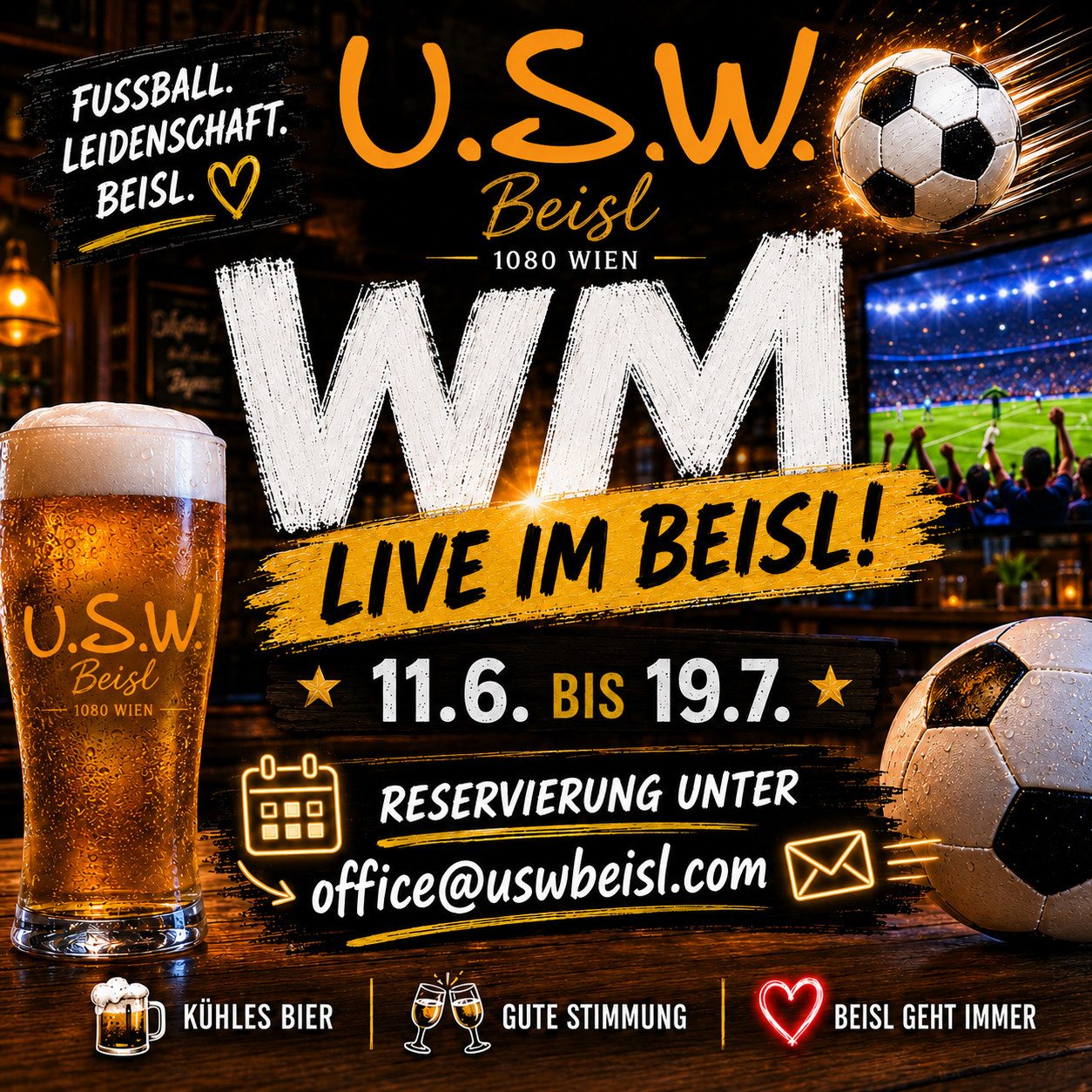 Fußball WM live im U.S.W.